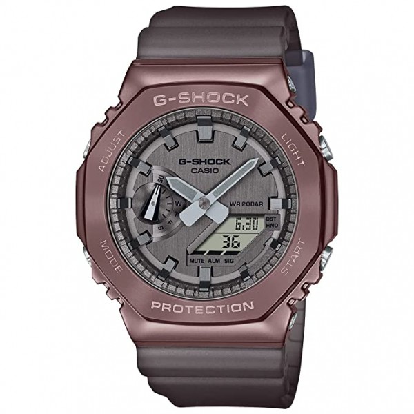 Casio G-Shock Analog-Digital Grey Dial Watch for Men - GM-2100MF-5ADR