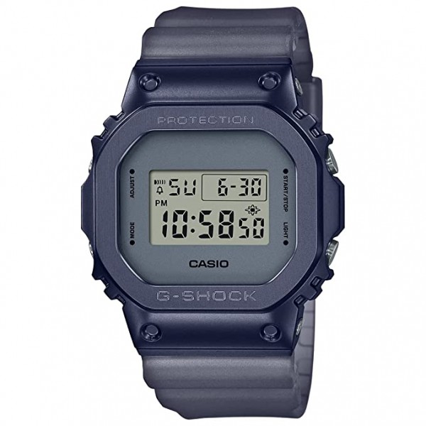 Casio G-Shock Digital Watch for Men, Blue - GM-5600MF-2DR