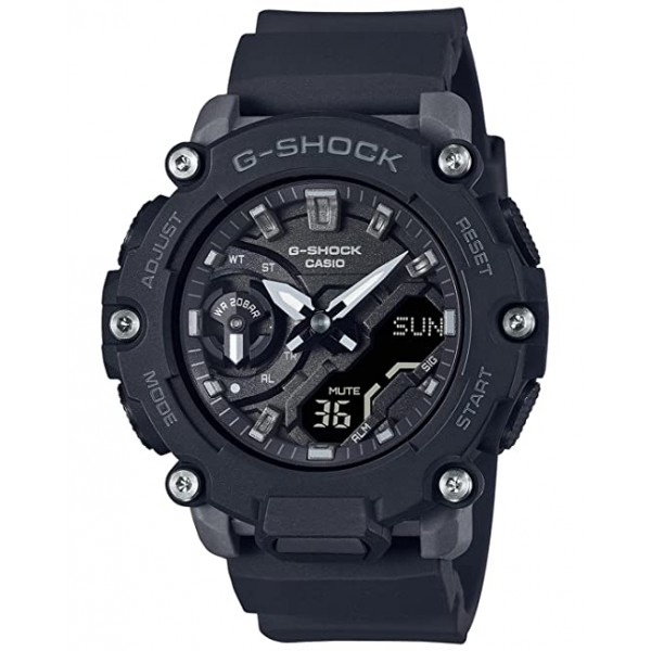 Casio G-Shock Analog-Digital Watch for Men, Black - GMA-S2200-1ADR