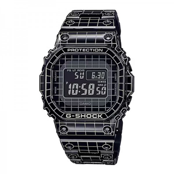 Casio G-Shock Digital Full Metal Black Dial Watch for Men - GMW-B5000CS-1DR