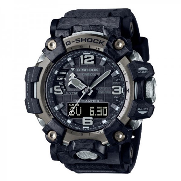 Casio G-Shock Analog-Digital Watch for Men, Black/Grey - GWG-2000-1A1DR