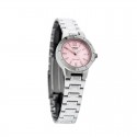 Casio Analog Pink Dial Stainless Steel Band Watch for Women - LTP-1177A-4A1DF
