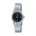 Casio Analog Stainless Steel Strap Watch for Women - LTP-V002D-1B3UDF
