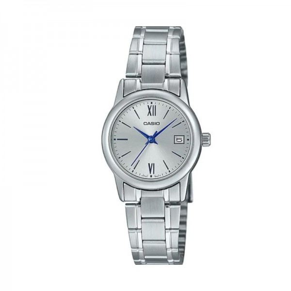 Casio Analog Stainless Steel Strap Watch for Women - LTP-V002D-7B3UDF
