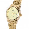 Casio Analog Stainless Steel Strap Watch for Women, Gold - LTP-V002G-9B3UDF