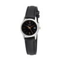 Casio Analog Leather Band Watch for Women - LTP-V002L-1B3UDF