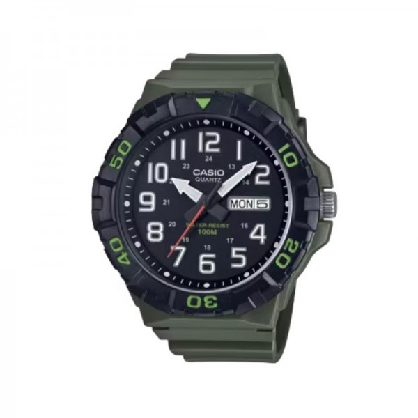 Casio Analog Watch for Men, Dark Green - MRW-210H-3AVDF
