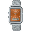Casio Enticer Brown Dial Analog-Digital Watch for Men - MTP-B205M-5EDF
