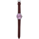 Casio Analog Leather Band Pink Dial Watch for Men - MTP-E600L-5BDF