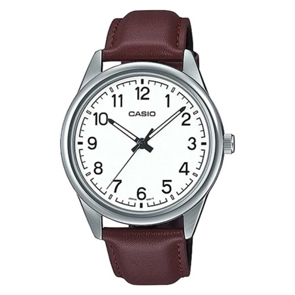Casio Analog Leather Band Watch for Men - MTP-V005L-7B4UDF