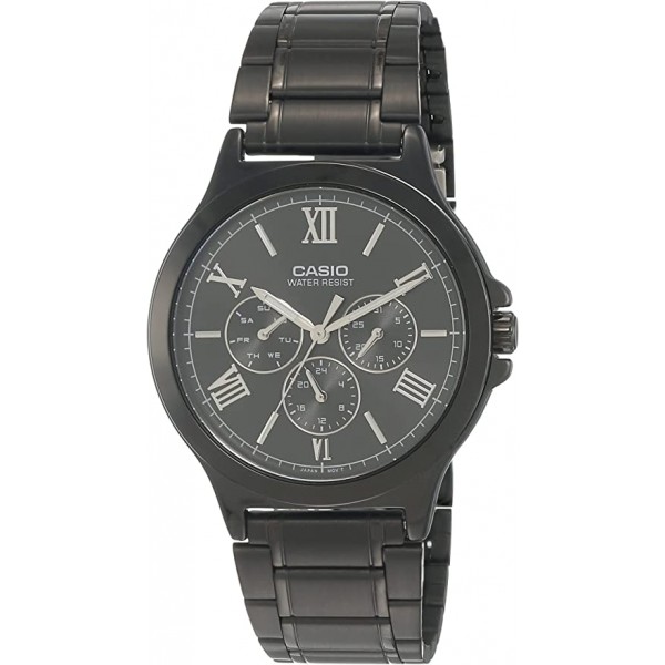 Casio Analog Stainless Steel Black Dial Watch for Men - MTP-V300B-1AUDF