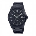 Casio Analog Black Dial Stainless Steel Band Watch for Men - MTP-VD03B-1AUDF