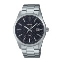 Casio Analog Black Dial Stainless Steel Band Watch for Men - MTP-VD03D-1AUDF