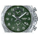 Casio Analog Green Dial Leather Band Watch for Men - MTP-W500L-3AVDF