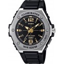 Casio Analog Black Dial Resin Band Watch for Men - MWA-100H-1A2VDF