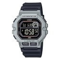 Casio Digital Resin Band Watch for Men, Black - WS-1400H-1BVDF