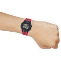 Casio Digital Resin Band Watch for Men, Red - WS-1400H-4AVDF