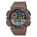 Casio Digital Resin Band Watch for Men, Brown - WS-1500H-5AVDF