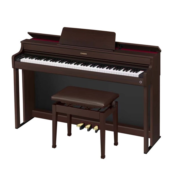 Casio 88-Key Digital Scaling Celviano Digital Piano, Rosewood - AP-300BNC2