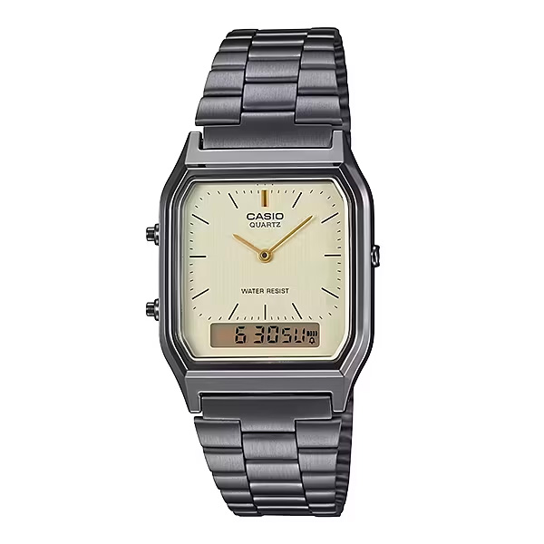 CASIO Vintage Analog Digital Watch - AQ-230GG-9ADF