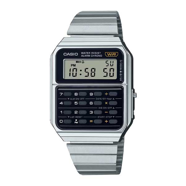 CASIO Vintage Digital Watch with Calculator - CA-500WE-1ADF