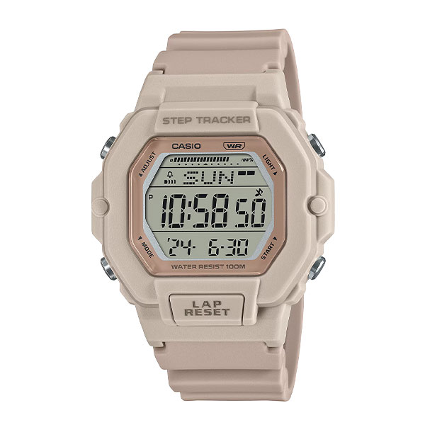 CASIO Step Tracker Digital Watch for Women - LWS-2200H-4AVDF