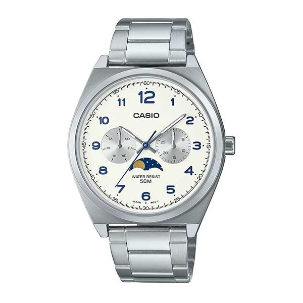 CASIO Standard Analog Moon Phase Watch for Men - MTP-M300D-7AVDF