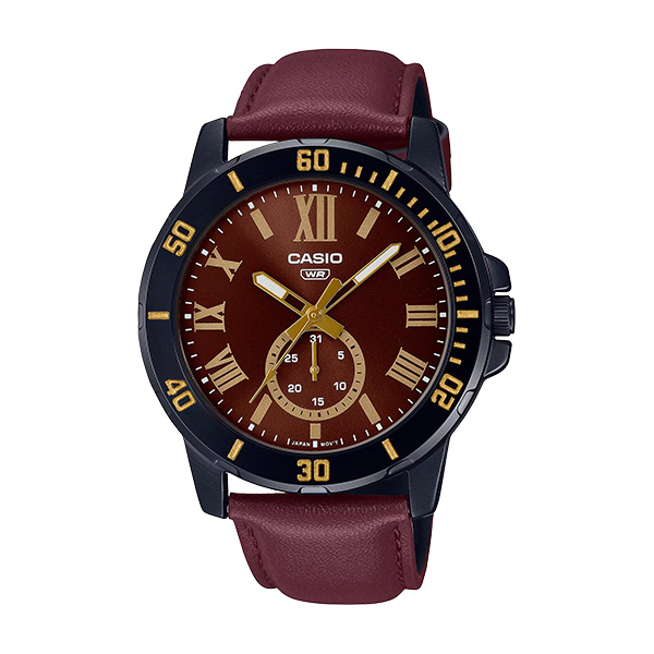 CASIO Analog Watch for Men - MTP-VD200BL-5BUDF
