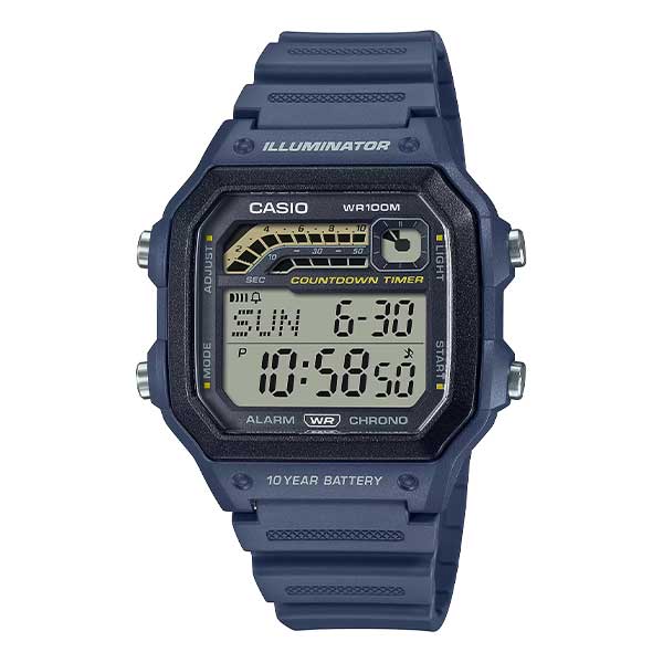 CASIO Standard Digital Watch - WS-1600H-2AVDF