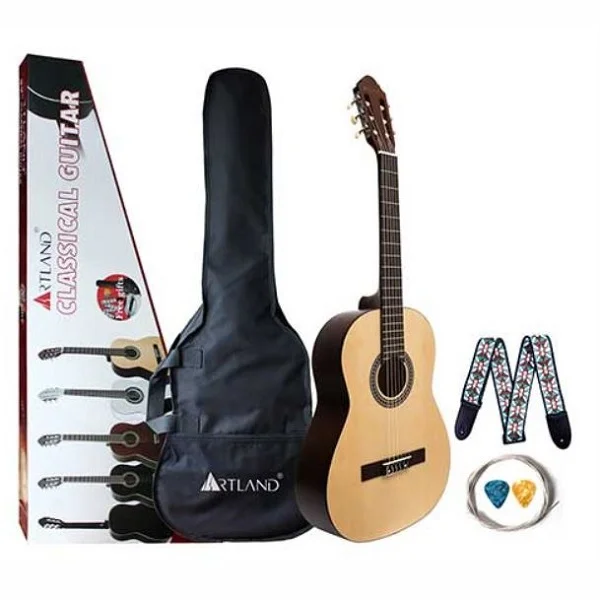 ARTLAND 39" Spruce Top Linden Back & Side Matt Classical Guitar - CG965