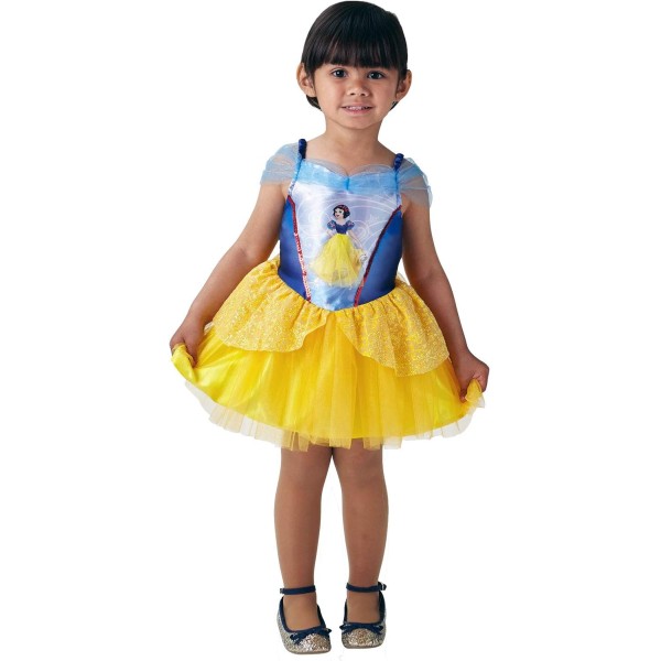 Rubies Snow White Princess Ballerina, Yellow/Blue, Age 3-4 years - 640740-S-T