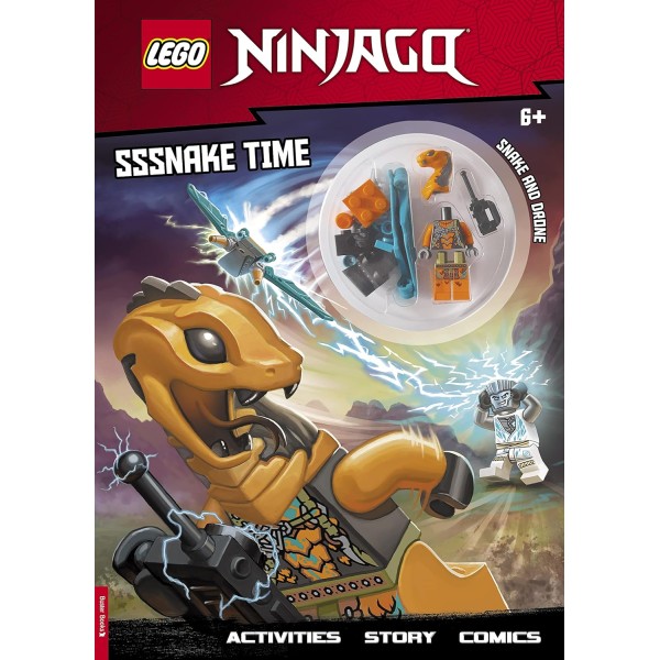 LEGO® NINJAGO®: Sssnake Time Activity Book (with Snake Warrior minifigure) - 558752-T