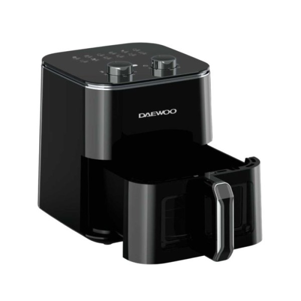 Daewoo 5Liters, 1500Watts Manual Air Fryer, Black - DAF 8047