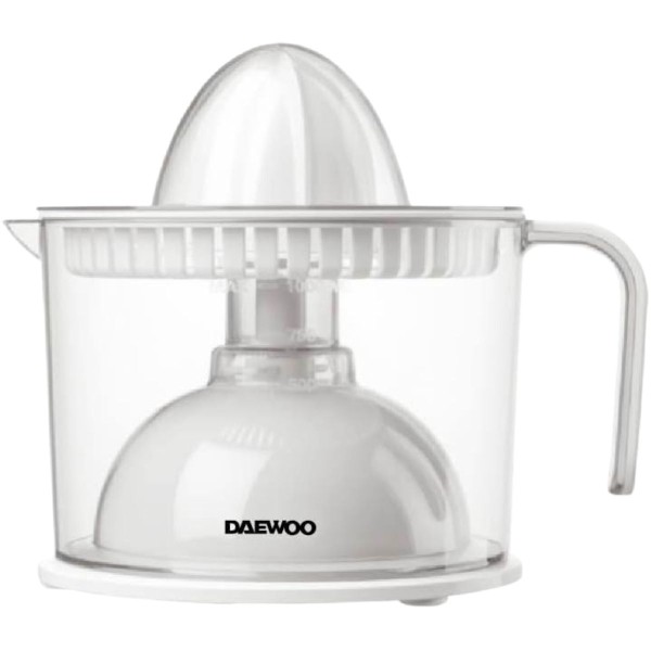 Daewoo 1 Liter Capacity, 40Watts Electric Citrus Juicer, White - DCJ-3352