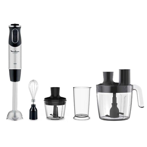 Moulinex Optichef Hand Blender/Chopper 500ml, Dary Grey - DD65J827