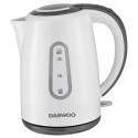 Daewoo Cordless Electric BPA Free Plastic Kettle, White - DEK 8806