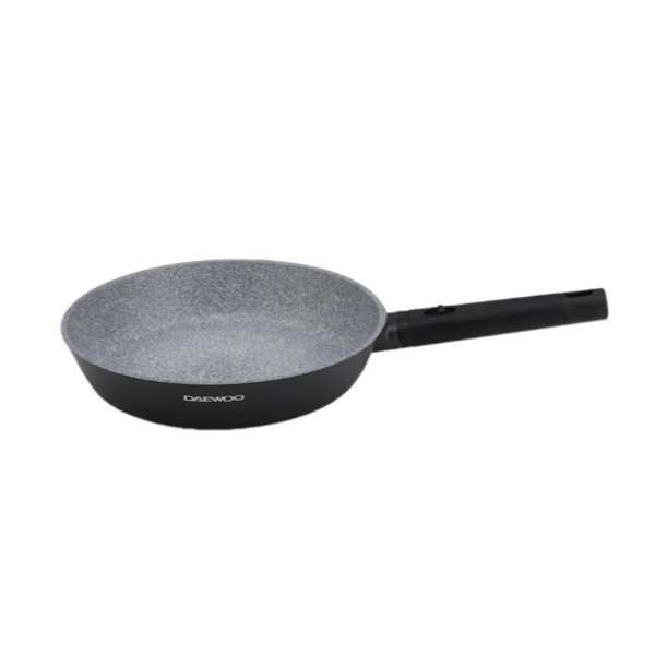 Daewoo 28cm Granite Frying Pan, Black - DFP 280R-BK