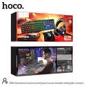 Hoco Luminous Keyboard Mouse Headset Gaming Set - DI86