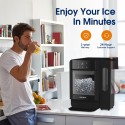 Daewoo 165W, 3.4L Nugget Ice Maker Machine Water Tank, Black - DIM1505