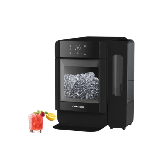 Daewoo 165W, 3.4L Nugget Ice Maker Machine Water Tank, Black - DIM1505