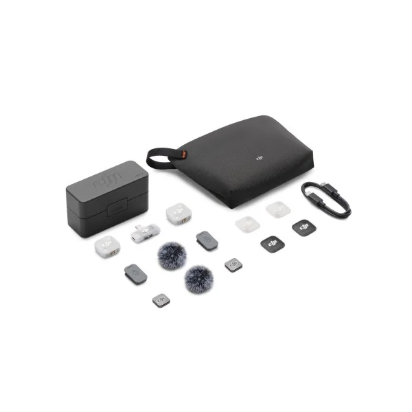 DJI Mic Mini 2 (2 TX + 1 Mobile RX + Charging Case) - DJI-MIC200M-2V1M
