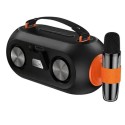 Hoco Wireless Bluetooth Speaker with Mic, Black - DS64
