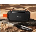 Hoco Wireless Bluetooth Speaker with Mic, Black - DS64