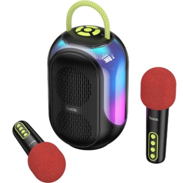 Hoco Cool RGB Bluetooth Speaker with Two Microphones - DS68