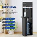 Daewoo 540Watts, Water Dispenser with Bullet Icemaker, Black - DWD7629