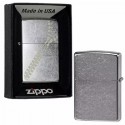 ZIPPO Zipper Logo Silver Chrome ZP 29459