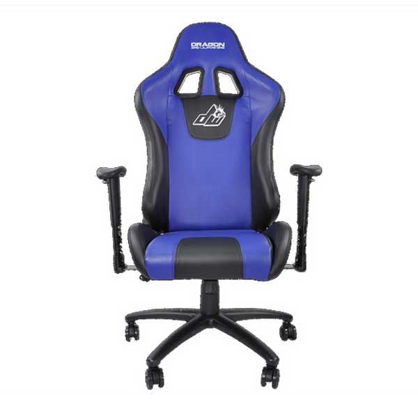 DRAGON WAR Ergonomic Gaming Chair with 2D Armrest, Blue - GC-003BL