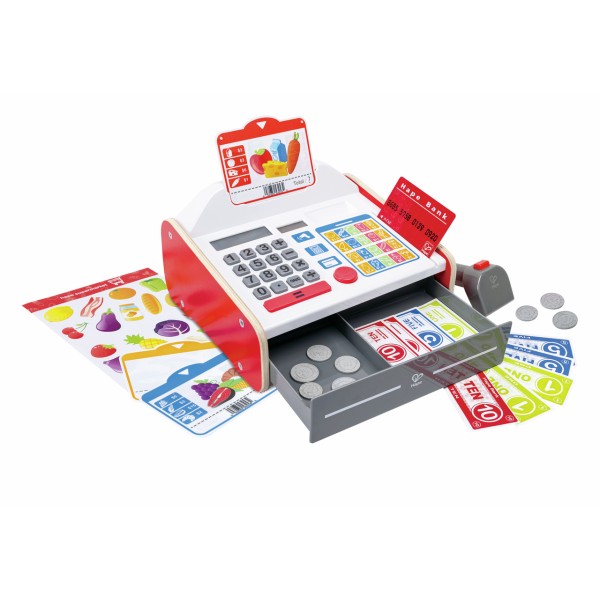 Hape Beep 'n' Buy Cash Register Toy for Baby - E3184-T