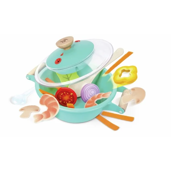 Hape Little Chef Cooking & Steam Playset - E3187-T