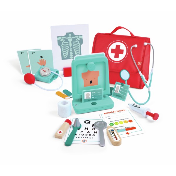Hape Little Doctor's Medical Set Toy for Baby - E3228-T Hape Little Doctor's Medical Set Toy for Baby - E3228-T